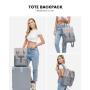 Custom OEM Convertible Cute Waterproof Computer Daypack for College Travelling Teacher Nurse Work Laptop Backpack Bags for Women