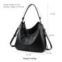 Lovevook Realer OEM ODM custom logo PU leather hobo bags women shoulder crossbody bag  large capacity totes bags for women