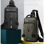 Nylon Cloth  Hiking Waist Bag Fanny Pack with Water Bottle Holder for Men Pouch Hip Bum Bag Chest Sling Bag