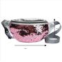Fashion Multi Color Glitter Shoulder Chest Bag Ladies Laser Waist Bag Bling Sequins Fanny Waist Pack