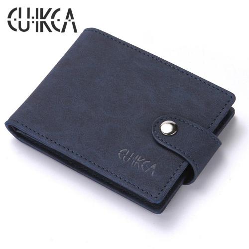 CUIKCA Mens Fashion Wallets Rfid Wallet Credit Card Holder Photocards Money Clip