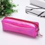 Gelory Hot Style Holographic Laser PU Leather Pencil Case Wholesale Custom Laser Pouch Bag For Girl