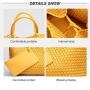 2024 OEM Factory With Logo Luxury Designer Handmade Handbags For Women Tote Bag Ladies Vegan Leather Woven Bags
