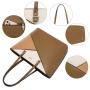 LOVEVOOK 2024 Custom Logo luxury PU Leather 3pcs Tote Handbag Set large capacity Ladies Hand Bags Women Purse and Handbags