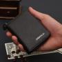 OEM186 Zipper Small Wallets Men Genuine Leather Card Holder Coin Pocket Male Purse Brand High Quality Wallets