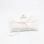 White Cotton Envelope Jewelry Pouch