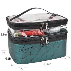 Travelling Case Beauty Makeup Cosmetic Cases Bag for Eyeshadow Compact Brush Storage Makeup Boxes