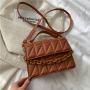 Women's diamond chain bag bolsas para mujer retro tide embroidered thread small square bag bolsos-para-mujeres-