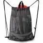 Gelory Wholesale Reusable Custom Eco Friendly Nylon Reflective Football Kickboard Mesh Drawstring Backpack Bags With Zipper Pocket