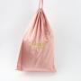 Reusable Wholesale Hair Packaging Bags Silk Custom Logo Jewelry Gift Drawstring Dust Cosmetic Bag For Handbag