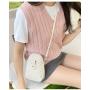 New Product flower material mobile phone bag 2024 ladies pu leather women's bag wholesale fashion leisure crossbody shoulder bag