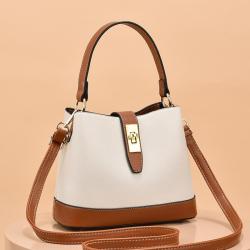 Popular shoulder bucket handbags for women luxury pu leather bags women handbags ladies luxury designer purses wholesale