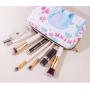 Large Capacity PU Leather Printing Travel Make Up Pouch Portable Waterproof Zipper Cosmetic Bag for Women