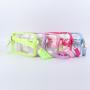 Custom Candy Color PVC Waterproof Stadium Approved Clear Crossbody Belt Bag Women Transparent Sling Fanny Pack Waist Bag