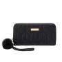 New Product Women's Coin Purse 2024 New Diamond Embroidery Pu Leather with Fur Ball Wallet Small Card Case Casual Clutch Bag