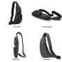 KBW690 New Men Chest Multi-functional Large-capacity Sling Crossbody Bag Travel Outdoor Leisure Sports Shoulder Bag