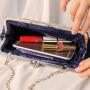 Factory Wholesale New Pleated Ladies Clutch Party Bag Banquet Handbag Bridal Wedding Dress Evening Bag