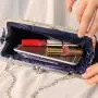 Factory Wholesale New Pleated Ladies Clutch Party Bag Banquet Handbag Bridal Wedding Dress Evening Bag