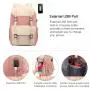 LOVEVOOK 2021 custom logo OEM ODM Women Back pack casual Working bags with USB Port ladies Travel Laptop School Backpacks