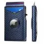 Anti Theft Brush Positioning Men Card Holder Wallet Dermis Luxury Mens Bags High Capacity Card Pack Cartera De Hombre