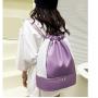 ZWY063 New Sports Gym Travel Lightweight Double Drawstring Backpack Men and Women Outdoor Simple Oxford Ultralight Backpack
