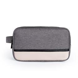 Gelory Manufacturer Wholesale 2024 Travel Portable Wet And Dry Cosmetic Bag Double Zipper Toiletry Wash Storage Bag