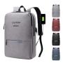 Gelory Customized Logo College School Bags Backpacks Outdoor Man Travel Business Laptop Backpack With USB Charger Port