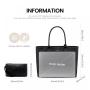 LOVEVOOK New Design Woven  Laptop Tote Bag for Women Large Capacity Ladies Girls Office Work Business 15.6 inch Laptop Handbags