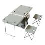 32L Multi-functional picnic ice insulated cooler box with handle and wheels and table and chairs