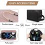 Pink Polyester Makeup Bag Wholesale Custom  Fashion Tropical OEM Fashionable Leaves Women Bulk Transparent Cosmetic Bag