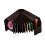 ZX097 New Personality Business Card Set Card Case Clip Credit PU leather Thin Case Small Wallet Business Card Holder Case