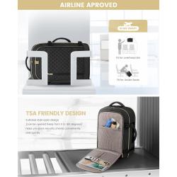 LOVEVOOK High quality 40L Large Travel Backpack with 3 Packing Cubes Flight Approved Waterproof 15.6 17.3 in Carry On Laptop Bag