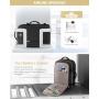 LOVEVOOK High quality 40L Large Travel Backpack with 3 Packing Cubes Flight Approved Waterproof 15.6 17.3 in Carry On Laptop Bag