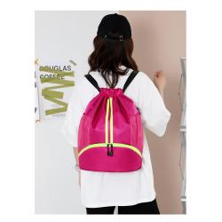 ZR400 Wet And Dry Separation Basketball Swimming Strap Pocket Drawstring Backpack Ball Bag Student Backpack Outdoor Sport