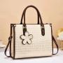 2024 Newest big sizes high quality Pu leather Women's Bags Trendy Fashion Luxury Designer Tote Handbags For Women