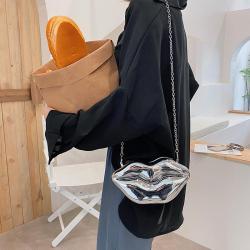 2024 New Designer Luxury Min Golden Bags PVC Handbag Hip Shape Hop Purses Chain Shoulder Small Jelly Hot Ladies Bag for Party