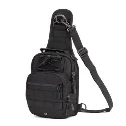 Unisex Four-Purpose Chest Bag Small Crossbody Backpack with Zipper Closure for Cycling and Other Activities