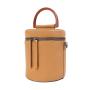 2024 Wholesale Real Genuine Leather Bucket Bag Handbag For Women With Wooden Handle