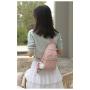 ZR537 New Women's PU Chest Bag Wholesale Single Zipper Shoulder Women's Bag Earphone Hole Portable Side Scarf Pendant Bag