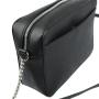 Factory Custom Black Women Pu Leather Crossbody Bag Clutch Purse Handbag With Chain Strap