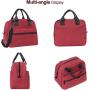 Gelory Insulated Lunch Bag Box Cooler Totes Handbag With Pockets And Removable Adjustable Shoulder Strap For Man Woman Work