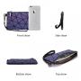 Designer 3pcs Luminous Geometric Bag Holographic Reflective Crossbody Shoulder Bag Tote Clutch Purse HandBag Sets for Ladies