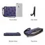 Designer 3pcs Luminous Geometric Bag Holographic Reflective Crossbody Shoulder Bag Tote Clutch Purse HandBag Sets for Ladies