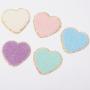 The Fine Quality Wholesale Chenille Patches Teddy Chenille Heart Patch  Multiple Colors To Choose From Chenille Patch Heart