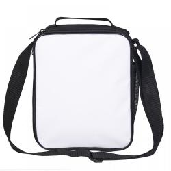 Mini Blank Polyester Insulated Neoprene Sublimation Lunch Bag With Shoulder Strap