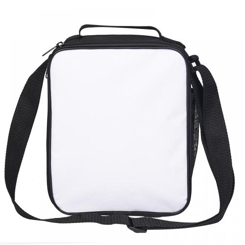 Mini Blank Polyester Insulated Neoprene Sublimation Lunch Bag With Shoulder Strap