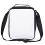 Mini Blank Polyester Insulated Neoprene Sublimation Lunch Bag With Shoulder Strap