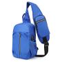 Oxford Crossbody Bag Adjustable Strap Sling Backpack Outdoor Travel One Shoulder Messenger Bag With USB Charger Port
