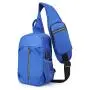 Oxford Crossbody Bag Adjustable Strap Sling Backpack Outdoor Travel One Shoulder Messenger Bag With USB Charger Port
