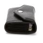 ZHF016 Anti-magnetic RFID Wallet Creative Buckle Wallet PU Leather Lychee Pattern Accordion Type Card Case